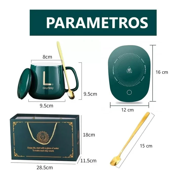 SmartWarmer™ – Tu bebida, siempre caliente - Taza con calentador