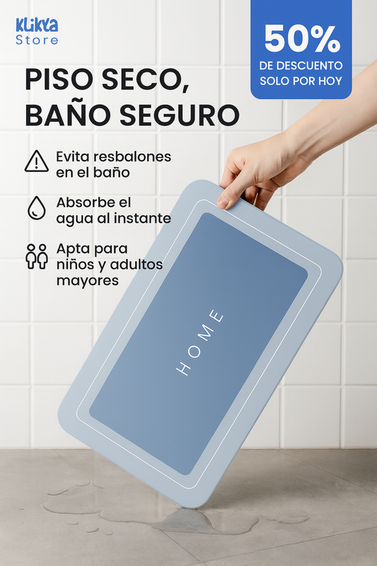 ✅ DryStep™ – Alfombra Antideslizante de Secado Rápido