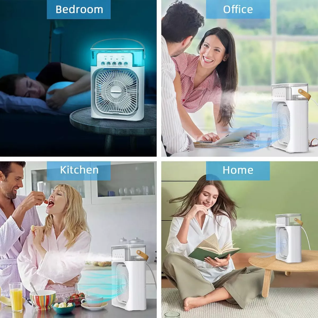 CoolMist™ – Respira fresco, duerme mejor - Ventilador Humidificador Aire