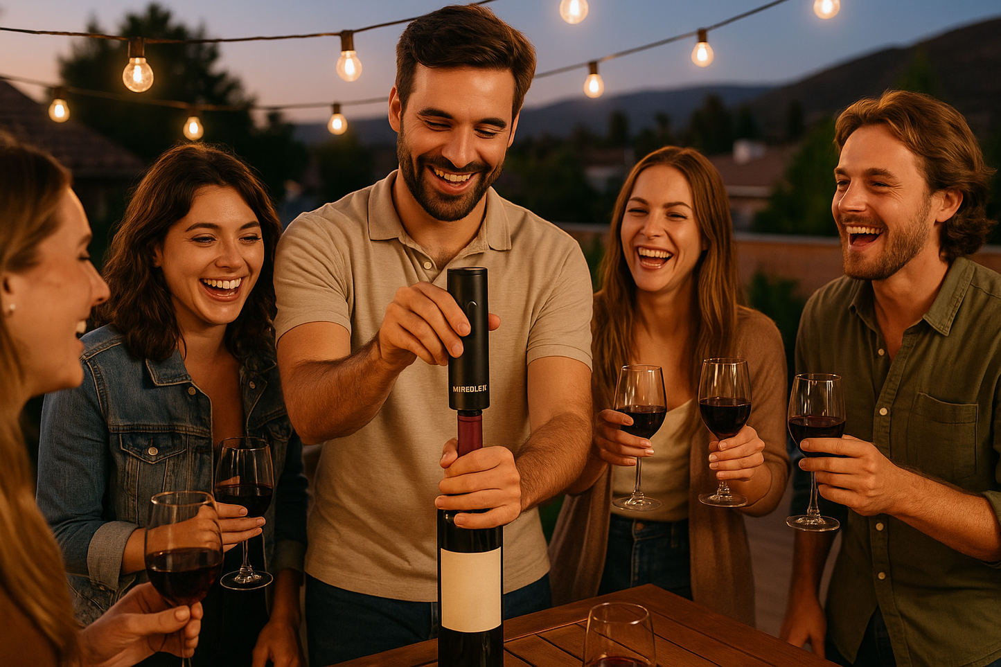 WineFlow™ – Destapador Eléctrico de Vino sin Esfuerzo